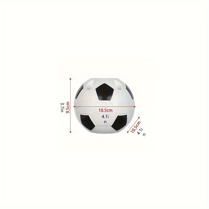 1pc Cartoon Football Pen Holder, Multi-functional Plastic Pen Organizer for Office Desk Supplies