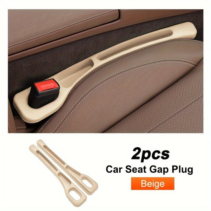 2pcs Car Seat Gap Organizer - Dual Slot Design for Keys, Phones, Cards & Coins