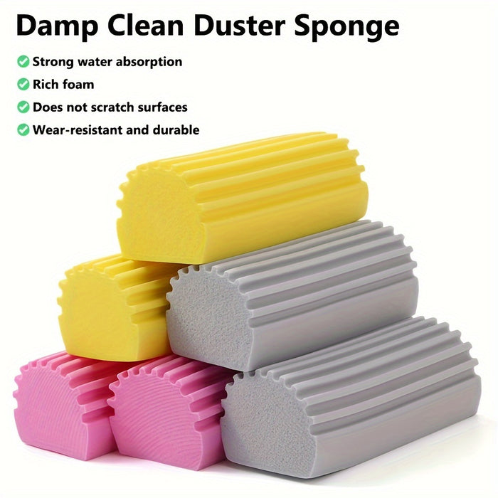 PVA Sponge Duster Set: High-Density, Multi-Functional Sponge Blocks for Living Room, Bathroom, Kitchen, Car, and Glass Cleaning