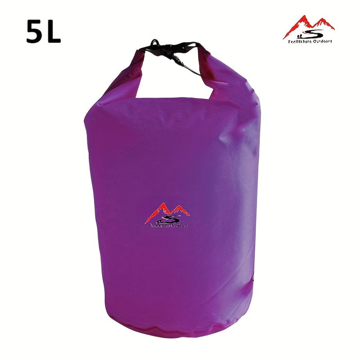 1.32gal/2.64gal/5.28gal/10.57gal/18.49gal Nylon Dry Bags, Waterproof Floating Dry Gear Sacks for Boating, Fishing, Rafting, Swimming, Durable Spinner Wheel Type Outdoor Dry Bags