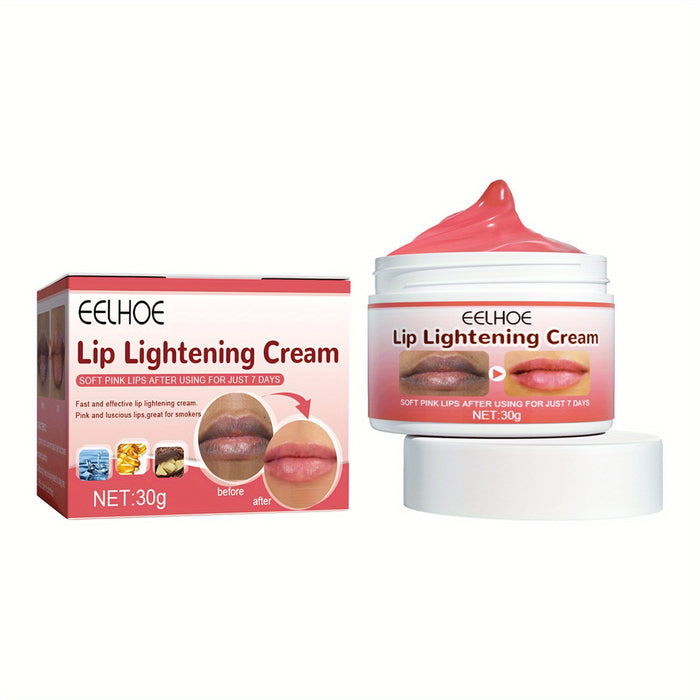 Pink Fresh Lightening Cream Lip Balm - Whitening, Moisturizing, and Nourishing Essence for Dark Smoke Lips