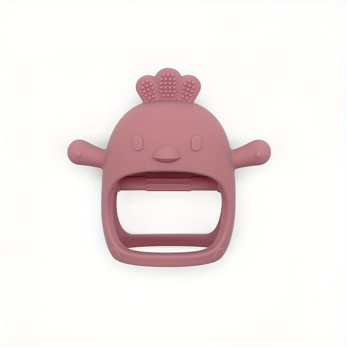 3pcs Cute Cartoon Silicone Teether Toys for Youngsters 3+ Months -, Soft & Durable Chew Toys in Pink, Blue, Green - Machine Washable, Olive Green - Soothes Gums, Ideal for Sucking Needs, Youngsters Toys