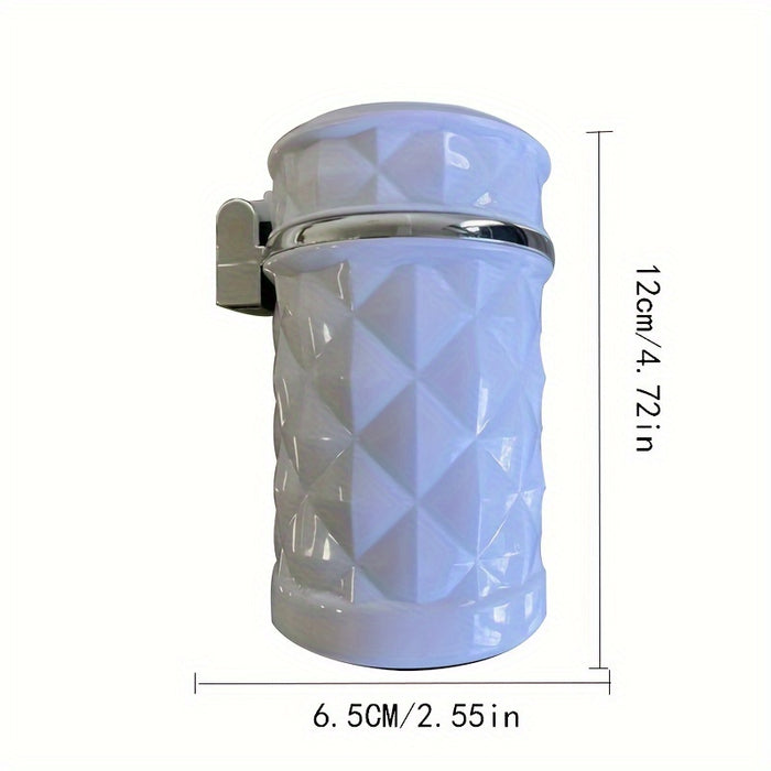 Car Ashtray With LED Light Rhinestone Ashtray Car Smokeless Smoke Cup Holder Storage Auto Accessories