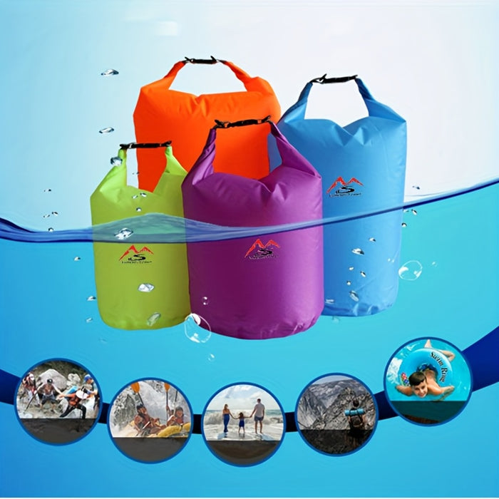 1.32gal/2.64gal/5.28gal/10.57gal/18.49gal Nylon Dry Bags, Waterproof Floating Dry Gear Sacks for Boating, Fishing, Rafting, Swimming, Durable Spinner Wheel Type Outdoor Dry Bags