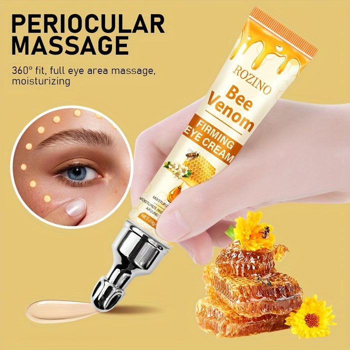 ROZINO Honey Miracle Eye Cream - 20g, Hydrating & Firming with Caffeine, Vitamin E & Hyaluronic Acid for All Skin Types, Gentle & Easy Absorption