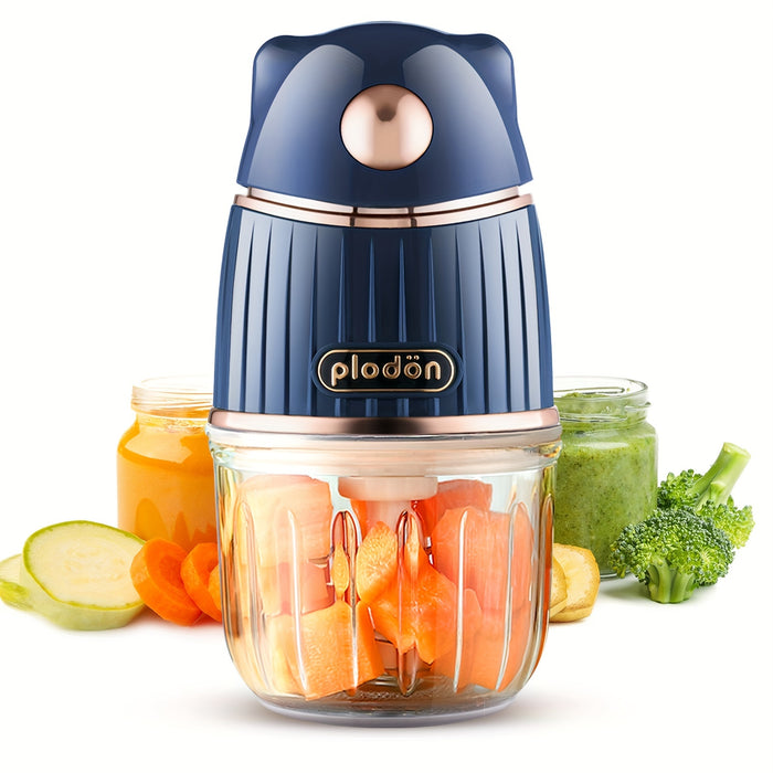 Baby Food Maker Baby Food Processor Set With 2 Glass Bowls (600ml+300ml) Baby Food Blender For Baby Puree