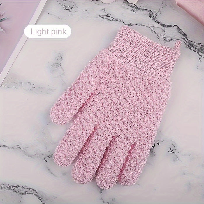 Revitalizing Body Scrubber Gloves - Deep Exfoliating & Massage Experience for Silky Smooth Skin, Removes Dead Skin Cells & Dryness, Gentle yet Effective Body Care