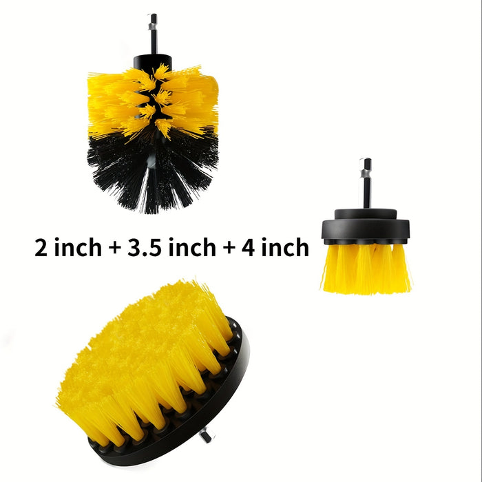 3/7/11/20/21/31pcs Drill Brush Attachment Set, Power Scrubber Wash Cleaning Brushes Tool Kit, All Purpose Drill Brush with Extension for Grout Floor, Tub Shower Tile, Bathroom, Kitchen Surface And Car