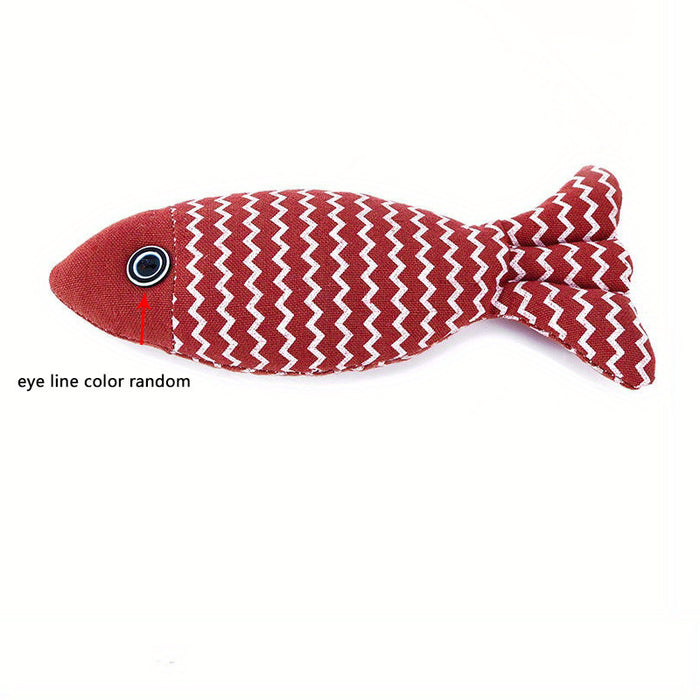 Durable Plush Cat Toy: Realistic Pillows for Indoor & Outdoor Teeth Grinding