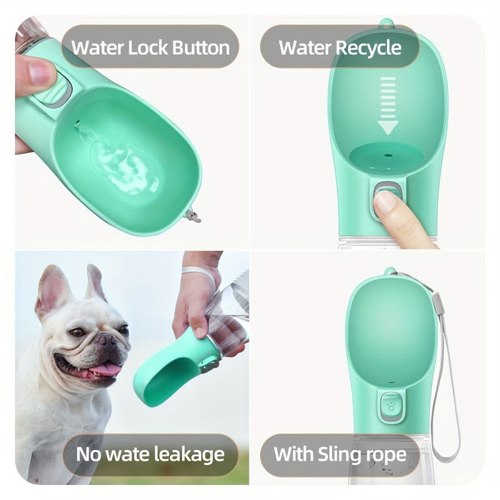 1pc Leak-Proof Portable Dog Water Bottle For Outdoor Adventures