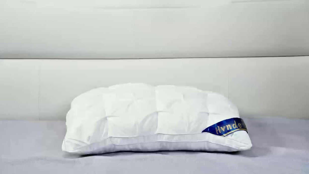 2-Piece Luxury Hotel-Quality Pillows, Deep Sleep Neck Support with Non-Sagging High-Pillow Inserts for All Seasons | Hypoallergenic Polyester Covers & Modern Design – Soft Texture Finish, Cooling and Cervical Spine Comfort