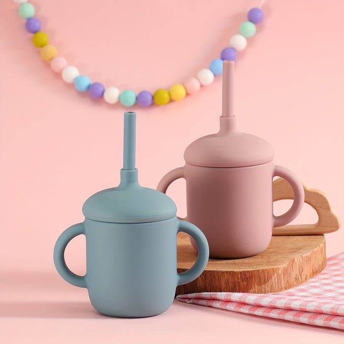 Baby Learning Drinking Cup: Get Ready for Fun with Our Food-Grade Silicone Water Cup!