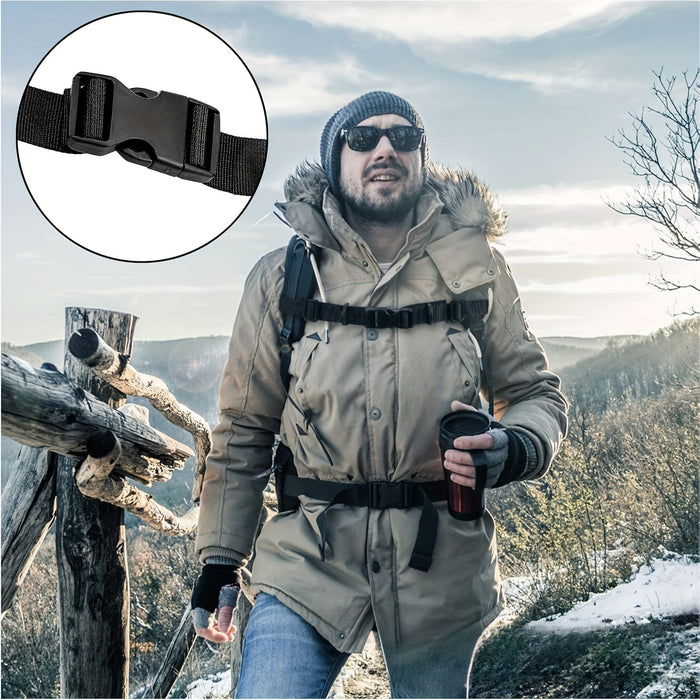 Products Non-slip Adjustable Chest Bag Strap Backpack Strap Strap Backpack, Outdoor Clasp, Outdoor Camping Tactical bag Strap Backpack Accessories, Gifts, Camping & Hiking & Biking outdoor accessories