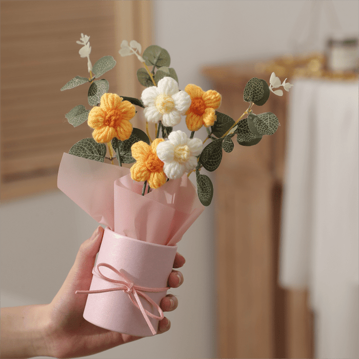 Charming Fleece Puff Tulip in Illuminated Gift Bag - Perfect for Birthday & Holiday Decor, Spring Home Accent, No Battery Required, Flower Decorations