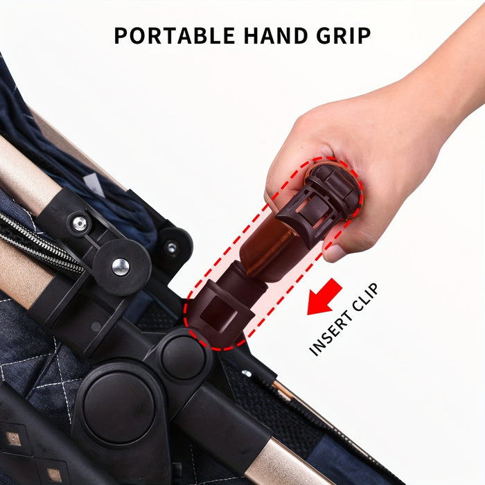 High Landscape Baby Stroller, Portable Folding Bidirectional Shock-absorbing Stroller That Can Sit And Lie Down