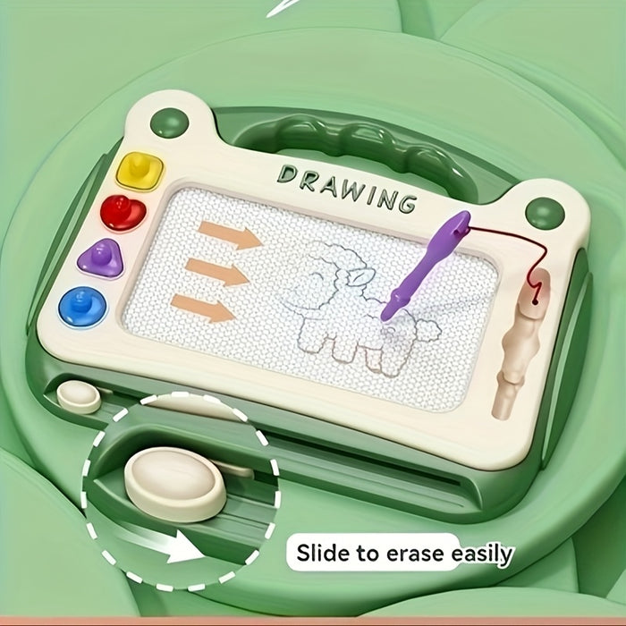 Children'S Drawing Board Toys, Early Childhood Education Learning Toys, Perfect Birthday Gifts For Boys And Girls, Easter/Children'S Day Gifts (4 Stamps+1 Paintbrush+4 Brackets)