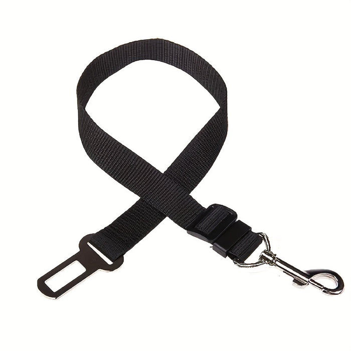 1pc Adjustable Car Seatbelt Harness for Pets, Dog & Cat Safety Seat Belt Lead