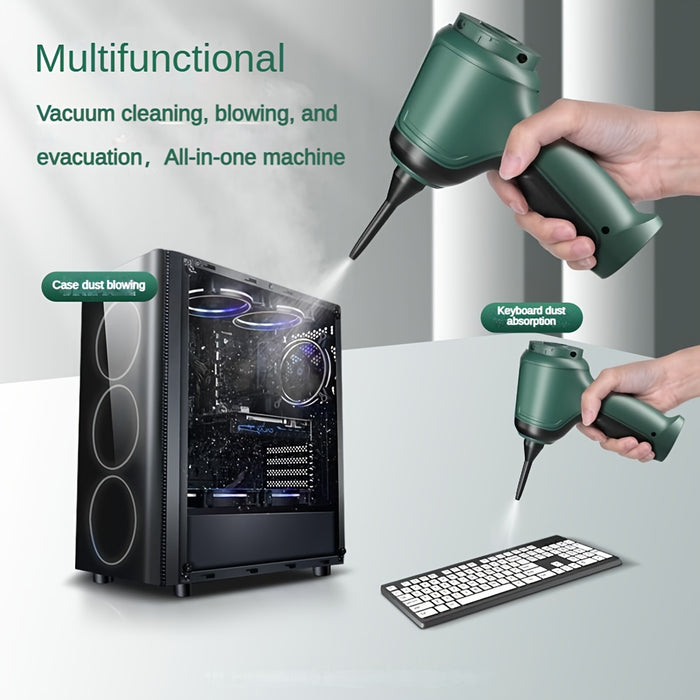 3-in-1 Wireless Vacuum Cleaner: Powerful Suction, Air Extraction & Dust Blowing for Home & Car Use