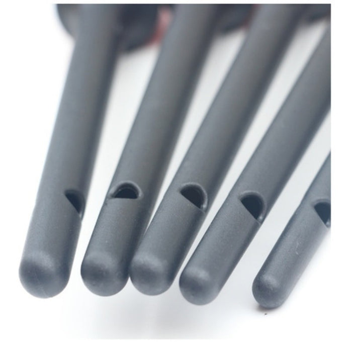 5pcs set, hardcover car beauty car wash detail brush five-piece set pp car wash brush box packed pig hair nylon sharpened brush