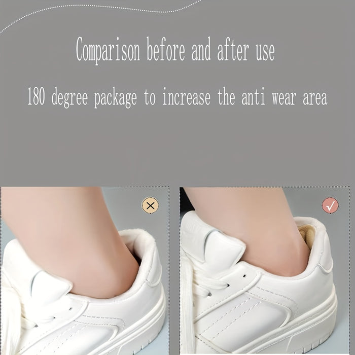 A Pair of Sports Shoes with Heel Stickers for Men And Women, Designed to Prevent Slipping And Rubbing at The Heel, Adjustable Half-Size Insoles.