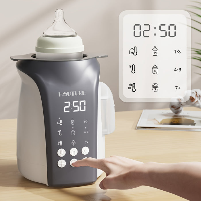 HAUTURE 8-in-1 Fast Bottle Warmer, Bottle Warmer for Breast milk and Formula, Auto Water Refill Accurate Temp Control, with Timer, Defrost, Sterilizing, Keep Warmer for All Bottles
