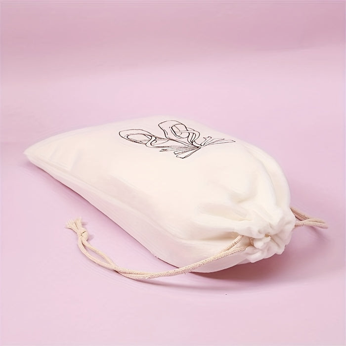 1pc Professional Ballet Shoe Pouch, Dance Drawstring Bag for Latin Dance Shoes Storage