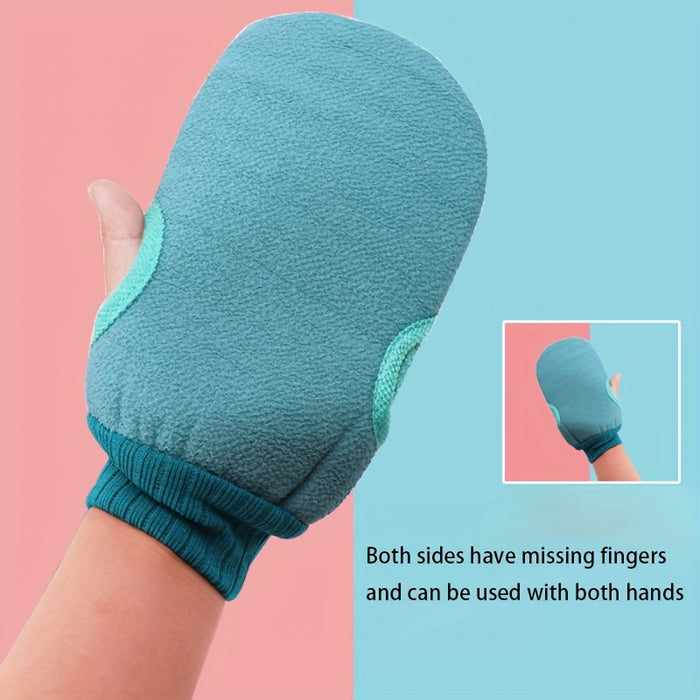 Double Sided Exfoliating Gloves - Shower Gloves Mitt Washcloth Bath Gloves For Massage And Body Scrubs - Body Scrubber Bathing Accessories