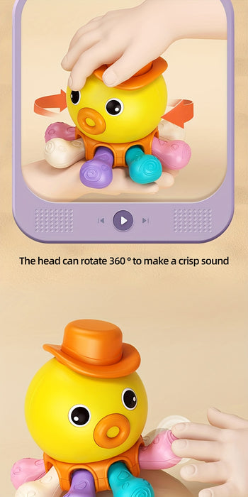 Baby Finger Octopus Early Education Toy, Rotate And Press To Exercise Baby'S Arm Movements, Grasp Training Skills, Sensory Puzzle Toy, Suitable For Christmas, Easter, Valentine'S Day Gifts