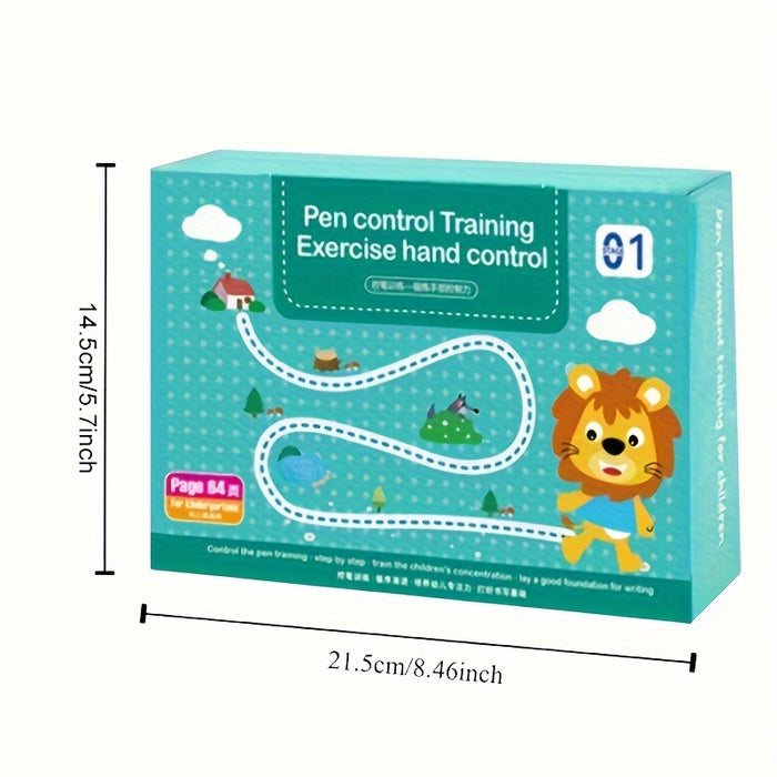 1pc Youngsters Drawing Toy Pen Control Training Color Shape Math Match Game Youngsters Learning Activities Educational Toy