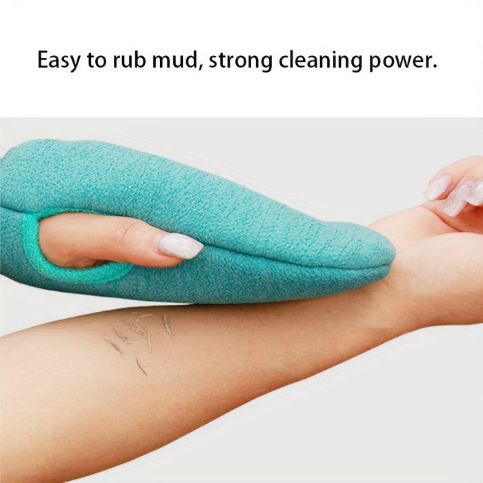 Double Sided Exfoliating Gloves - Shower Gloves Mitt Washcloth Bath Gloves For Massage And Body Scrubs - Body Scrubber Bathing Accessories