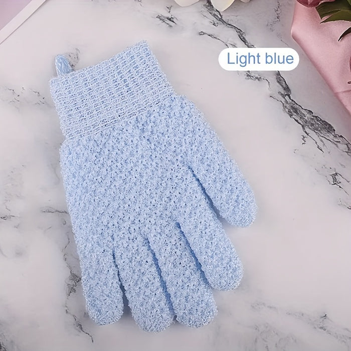 Revitalizing Body Scrubber Gloves - Deep Exfoliating & Massage Experience for Silky Smooth Skin, Removes Dead Skin Cells & Dryness, Gentle yet Effective Body Care