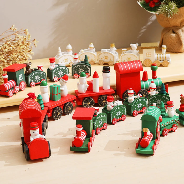 Wooden/Plastic Train Christmas Ornament Merry Christmas Decoration