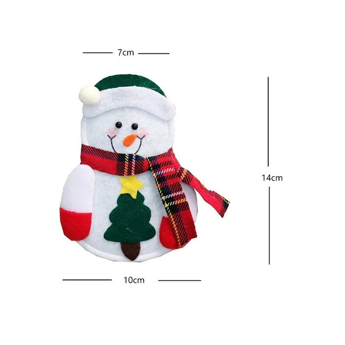 Christmas Knife And Fork Cover Christmas Sticker Hat