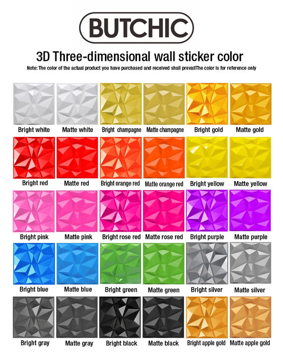 30x30cm 3D three-dimensional wall sticker decorative living room wallpaper