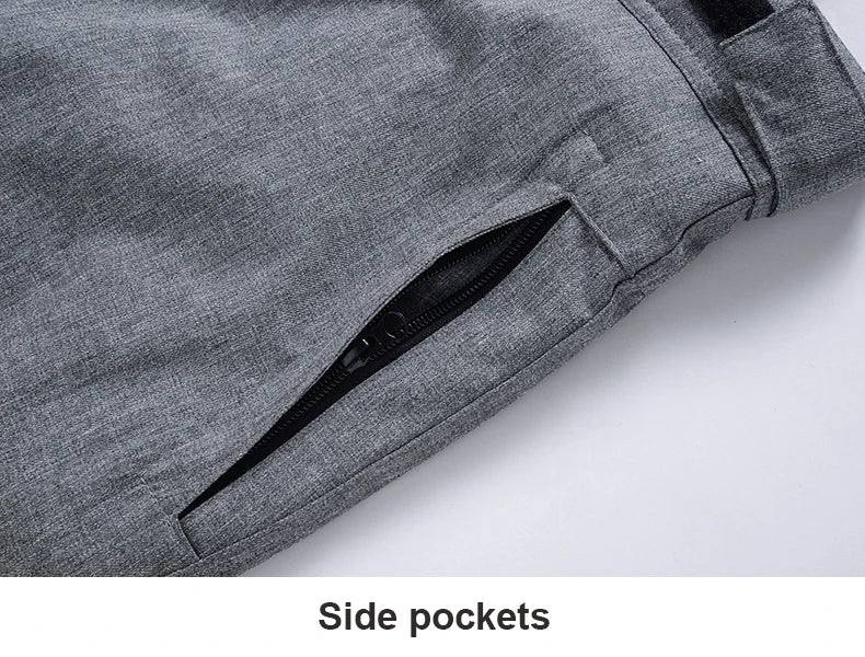 Unisex Winter Thick Warm Skiing Pants Waterproof Trousers