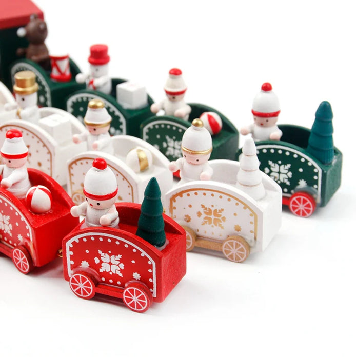 Wooden/Plastic Train Christmas Ornament Merry Christmas Decoration