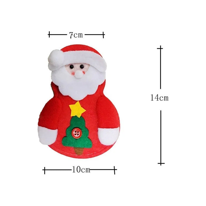 Christmas Knife And Fork Cover Christmas Sticker Hat