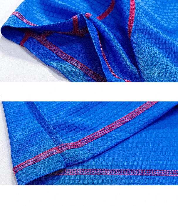 QUESHARK Women Quick Dry Short Sleeve Sports Running T Shirt Breathable Slim Tops Yoga T-shirts Tees Fitness Gym Workout Shirts