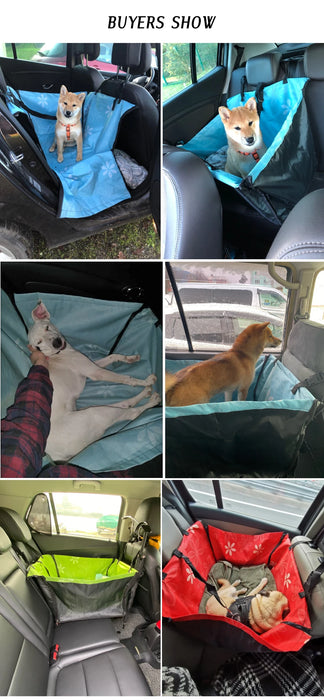 CAWAYI KENNEL Pet Carriers Dog Car Seat Cover Carrying for Dogs Cats Mat Blanket Rear Back Hammock Protector transportin perro