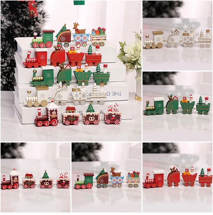 Wooden/Plastic Train Christmas Ornament Merry Christmas Decoration
