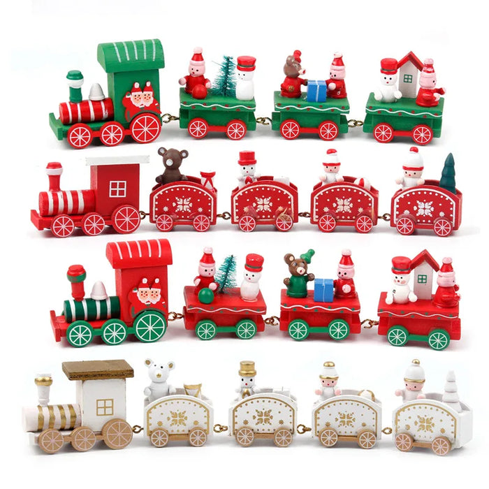 Wooden/Plastic Train Christmas Ornament Merry Christmas Decoration