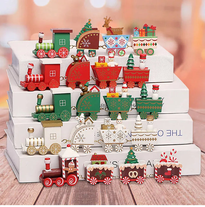 Wooden/Plastic Train Christmas Ornament Merry Christmas Decoration