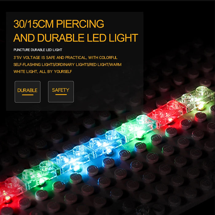 LED Lighting Christmas Winter Village Market Set