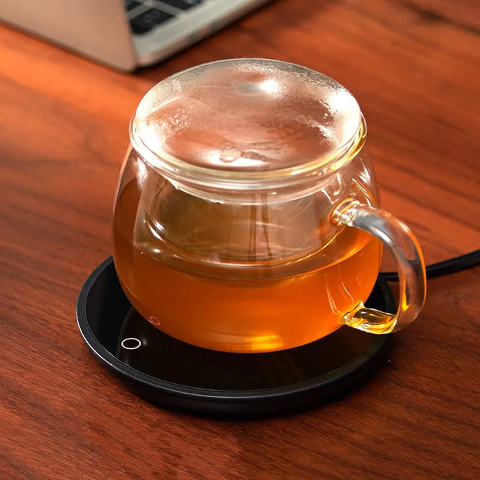 New Coffee Mug Cup Warmer for Home Office Milk Tea Water Heating Pad 2 Constant-temperatures Optional Auto-off Best Gift Idea