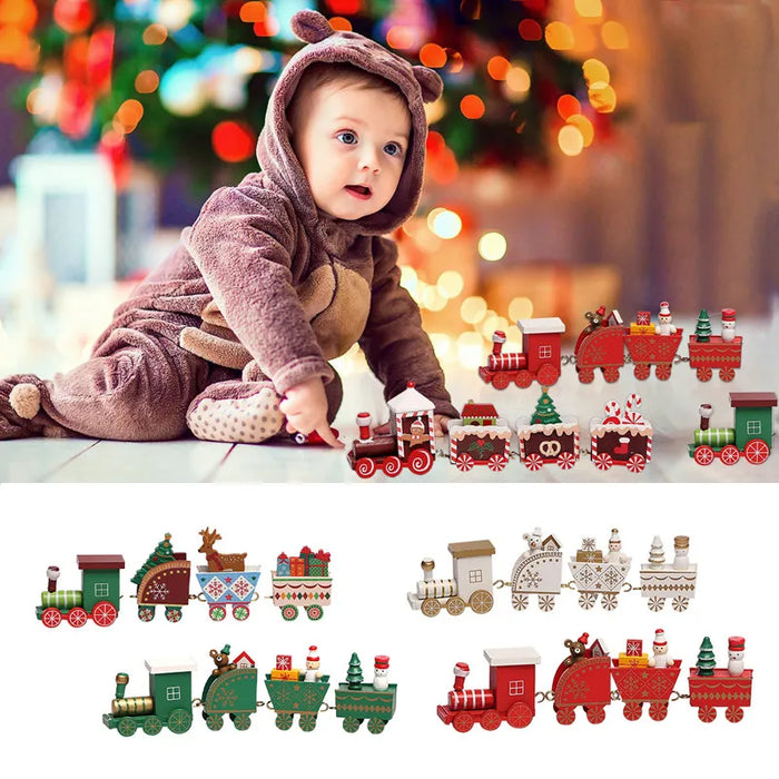 Wooden/Plastic Train Christmas Ornament Merry Christmas Decoration