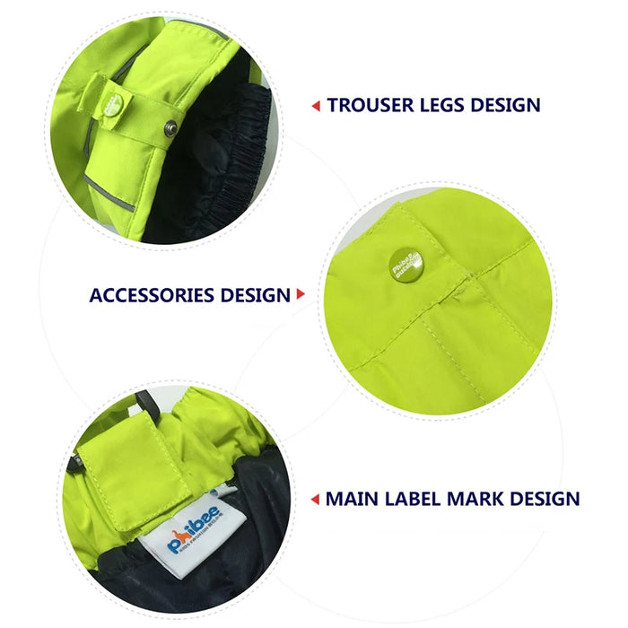 Girls Winter Ski Pants Overall Pants and Tracksuits for Children
