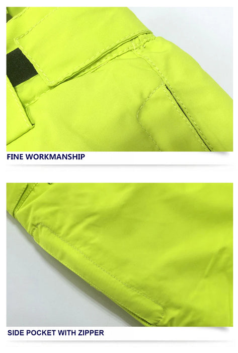 Girls Winter Ski Pants Overall Pants and Tracksuits for Children