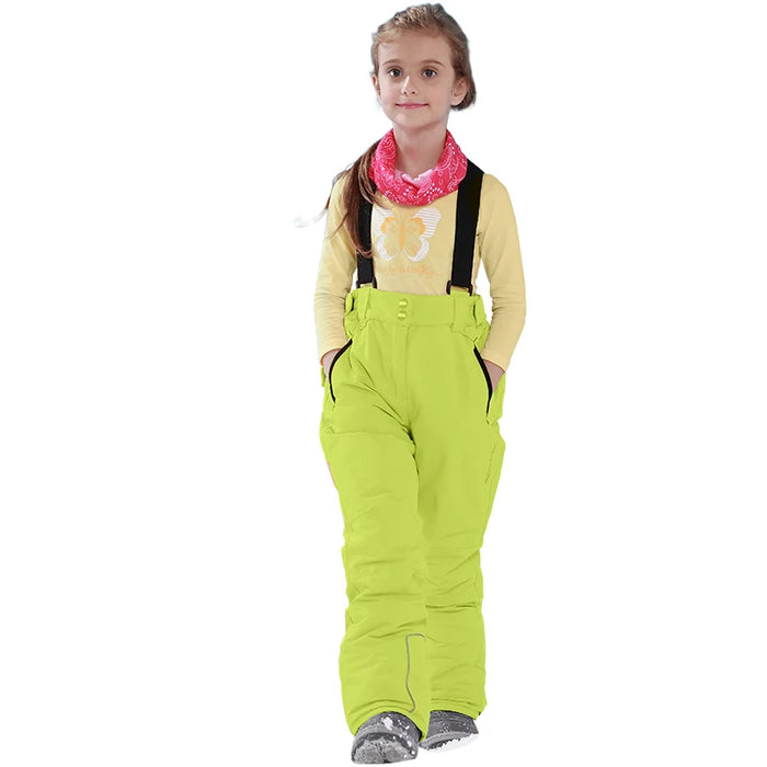Girls Winter Ski Pants Overall Pants and Tracksuits for Children