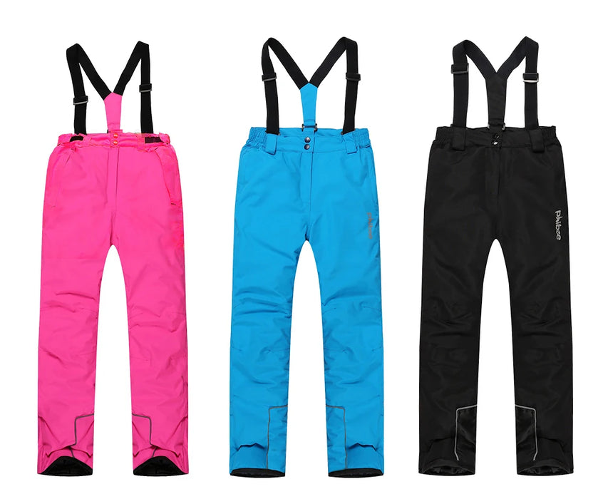 Girls Winter Ski Pants Overall Pants and Tracksuits for Children