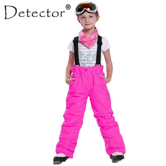 Girls Winter Ski Pants Overall Pants and Tracksuits for Children